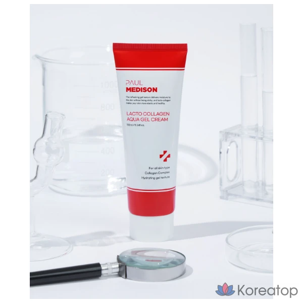 Успокаивающий гель-крем PAUL MEDISON с лактоколлагеном, 1 шт., 155 мл