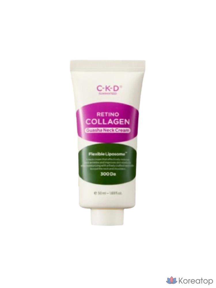 Крем для шеи Chong Kun Dang CKD Retino Collagen Low Molecular Weight 300 Gua Sha, сменный блок, 50 мл, 1 шт.