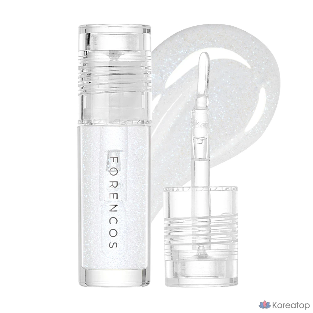 Блеск для губ Forencos Mini Layering Lip Gloss, 01 Clear, 2 г, 1 шт.