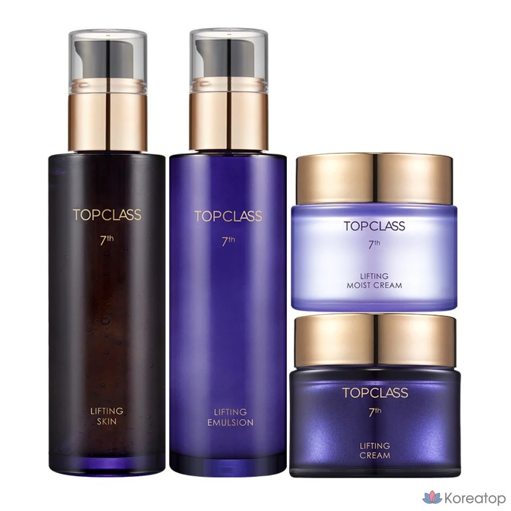 Набор для ухода Charmzone Top Class 7th Generation Lifting 4-piece Set (Toner + Emulsion + Lifting Cream + Moist Cream), 1 шт.