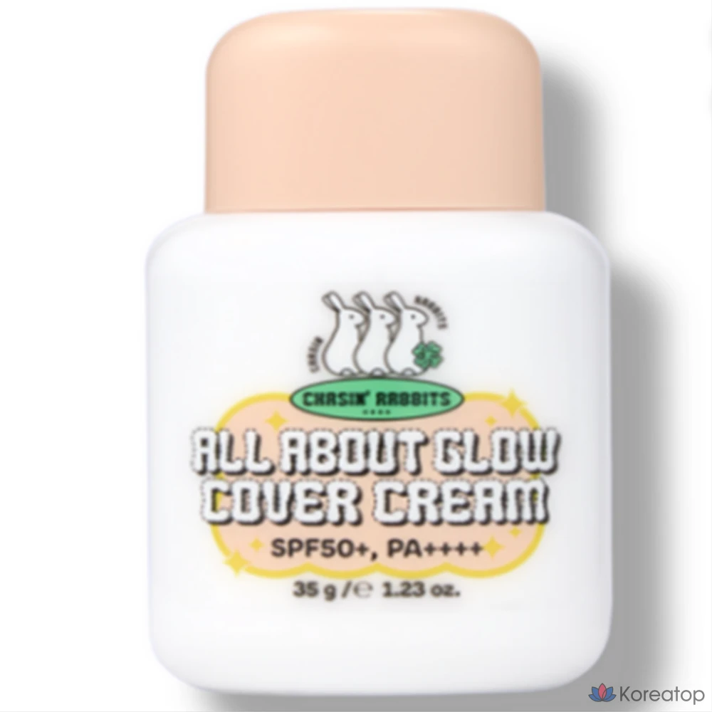 Крем-маска Chasin rabbits All About Glow Cover Cream SPF50+ PA++++, 1 шт., 35 г