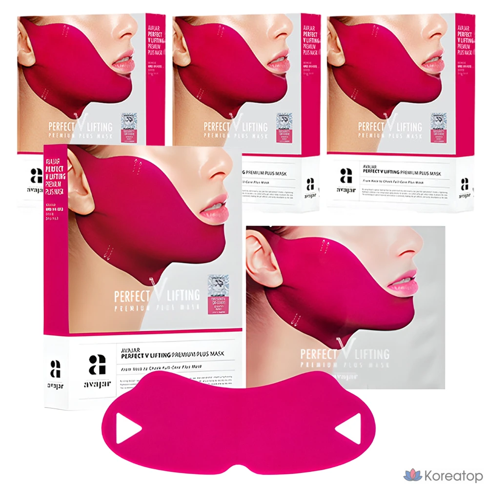 Тканевая маска для лица LOLO SKINNY Perfect V Lifting Premium Plus Mask, 20 шт.