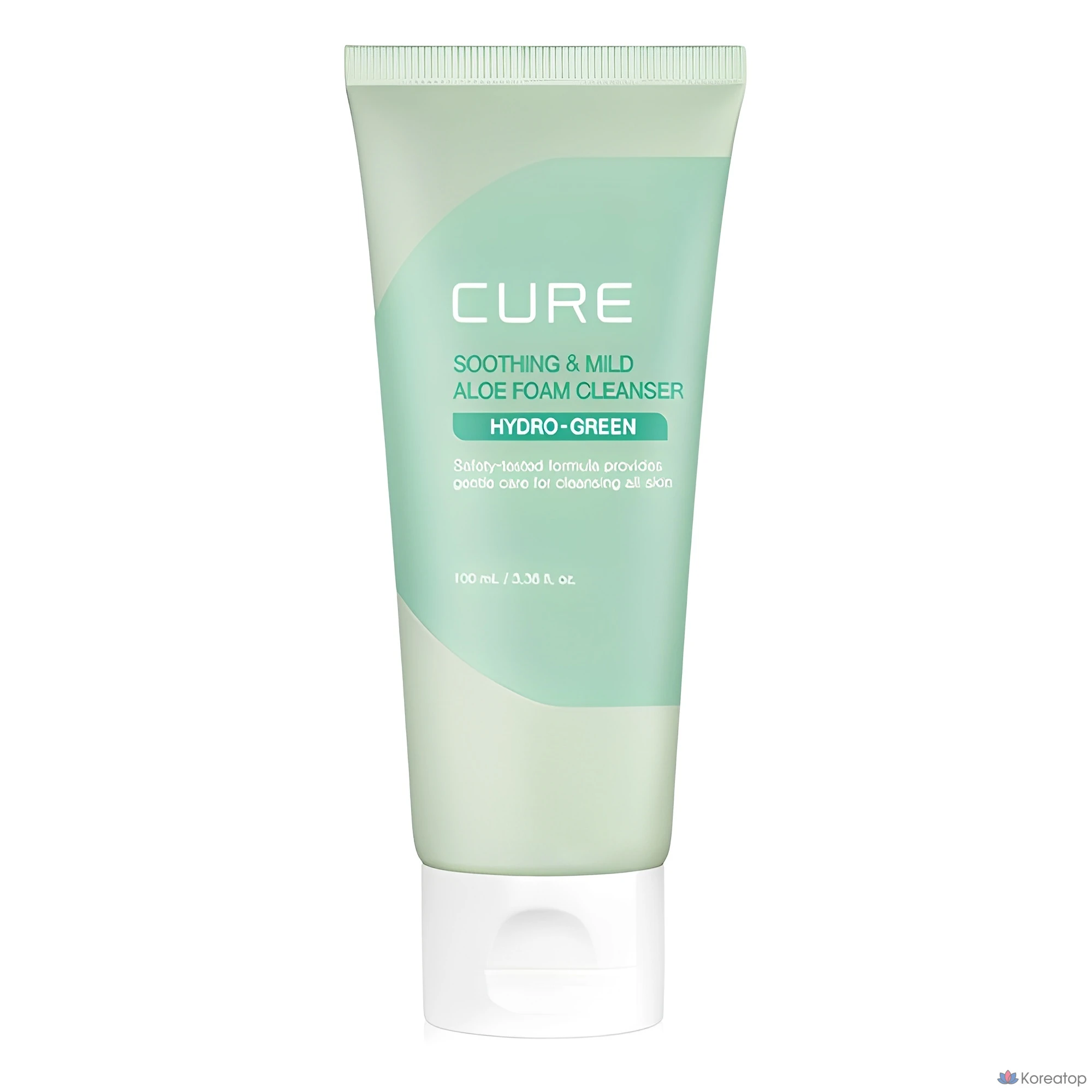 Очищающая пенка для лица KIM JEONG MOON Aloe Cure Soothing & Mild Aloe Foam Cleanser, 100 мл, 1 шт.