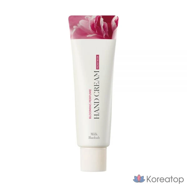 Крем для рук Milk Baobab Blooming Perfume Hand Cream, оттенок Peony Musk, 50 г, 1 шт.