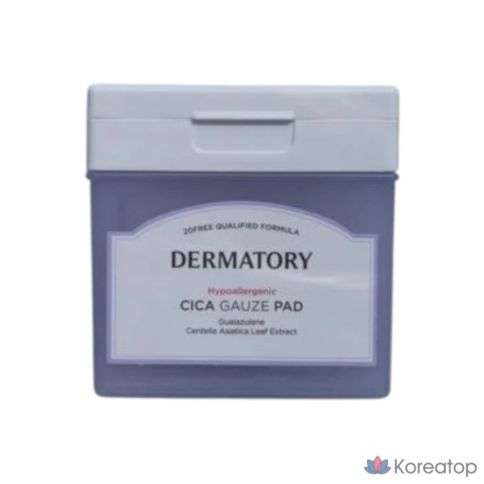 Пэды Dermatory Hypoallergenic Cica Gauze Pad AD, 160 мл, 50 шт.
