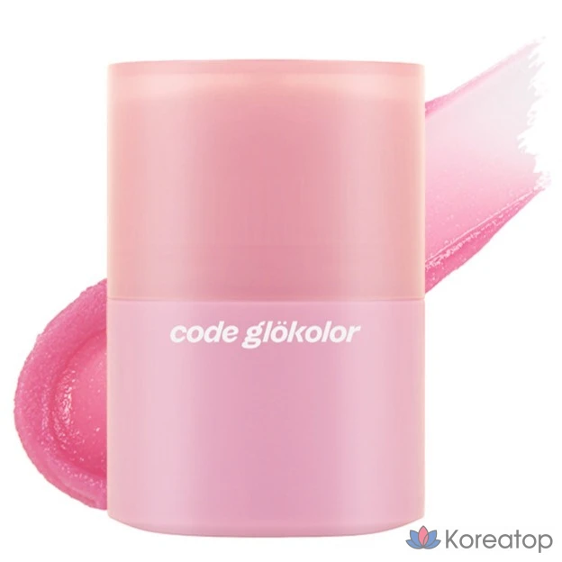 Бальзам для губ Code glokolor Color Lip Serin Lip Balm, оттенок 04 Crushed Pink, 15 г, 1 шт.
