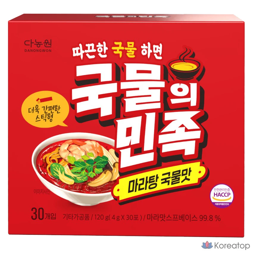 Приправа Danongwon Gukmul-ui Minjok Malatang Soup Flavor, 120 г, 30 шт.