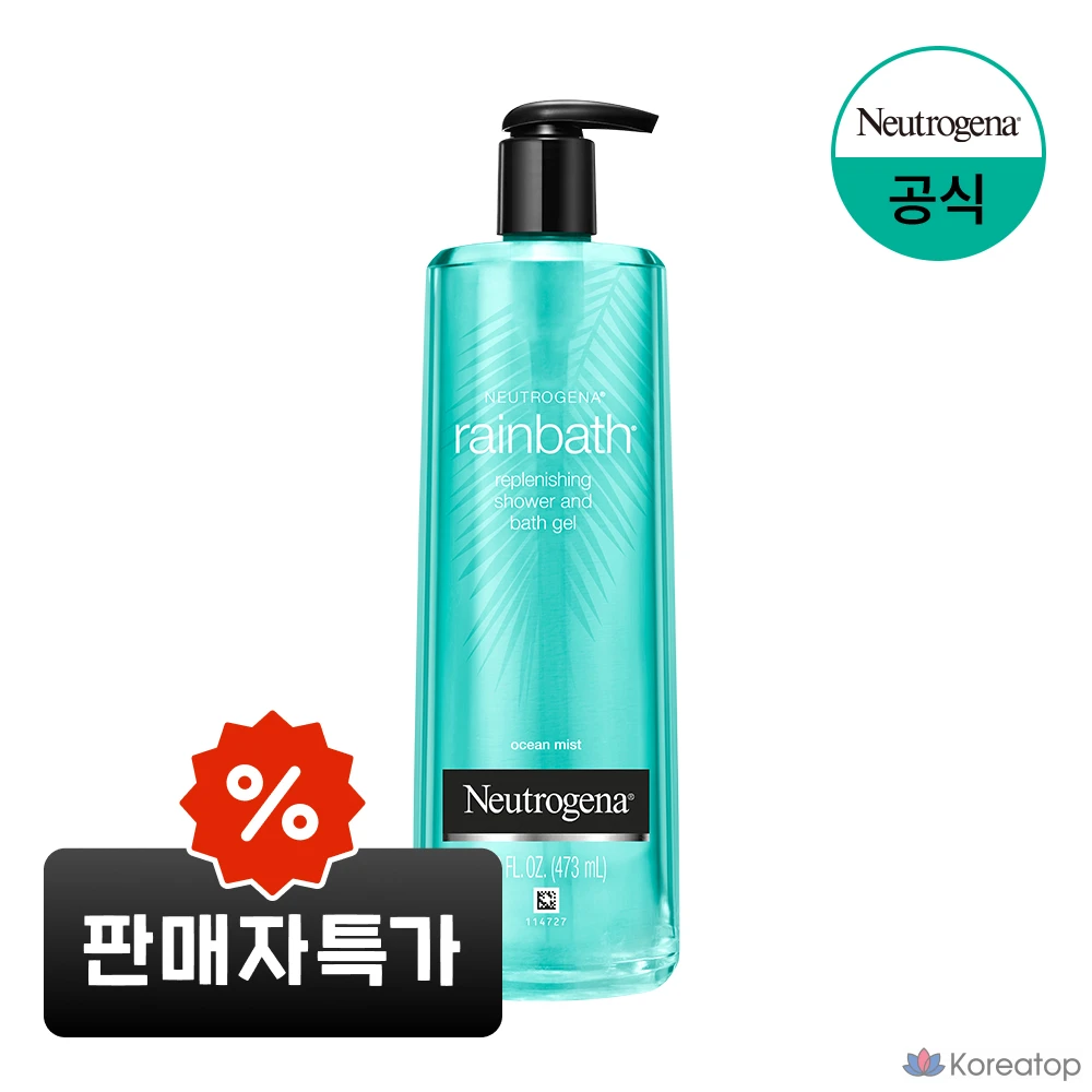 Гель для душа Neutrogena Rainbath Ocean Mist с ароматом чистой воды, 473 мл, 1 шт.