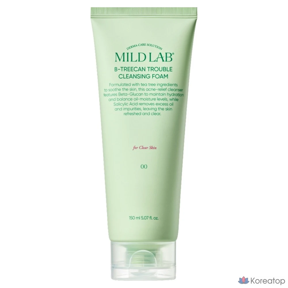 Очищающая пенка для лица Mild Lab Betatrican Trouble, 1 шт., 150 мл