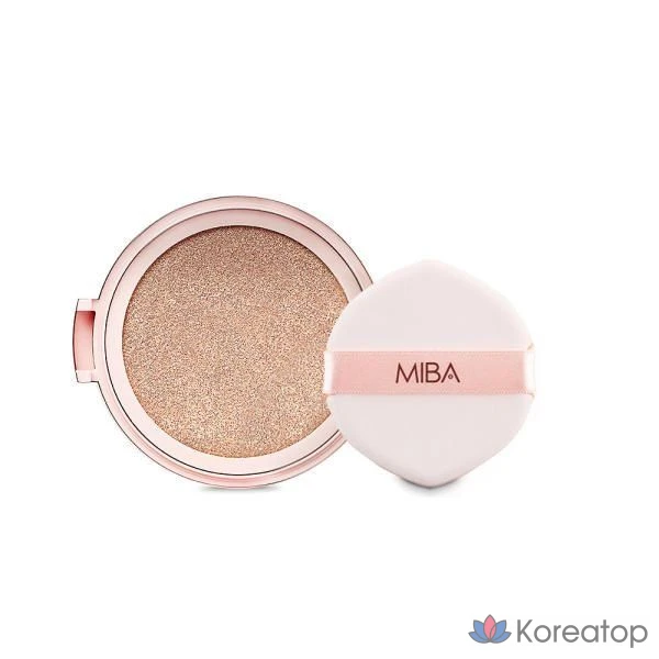 Сменный блок тонального крема MIBA Ion Calcium Foundation Double Cushion Refill, номер 21, для осветления кожи, 25 г, 1 шт.