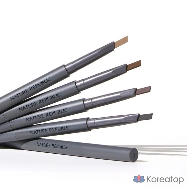 Карандаш для бровей Nature Republic Botanical Auto Eyebrow 0.3g от Flower Auto Eyebrow 0.2g 295691, 1 шт.