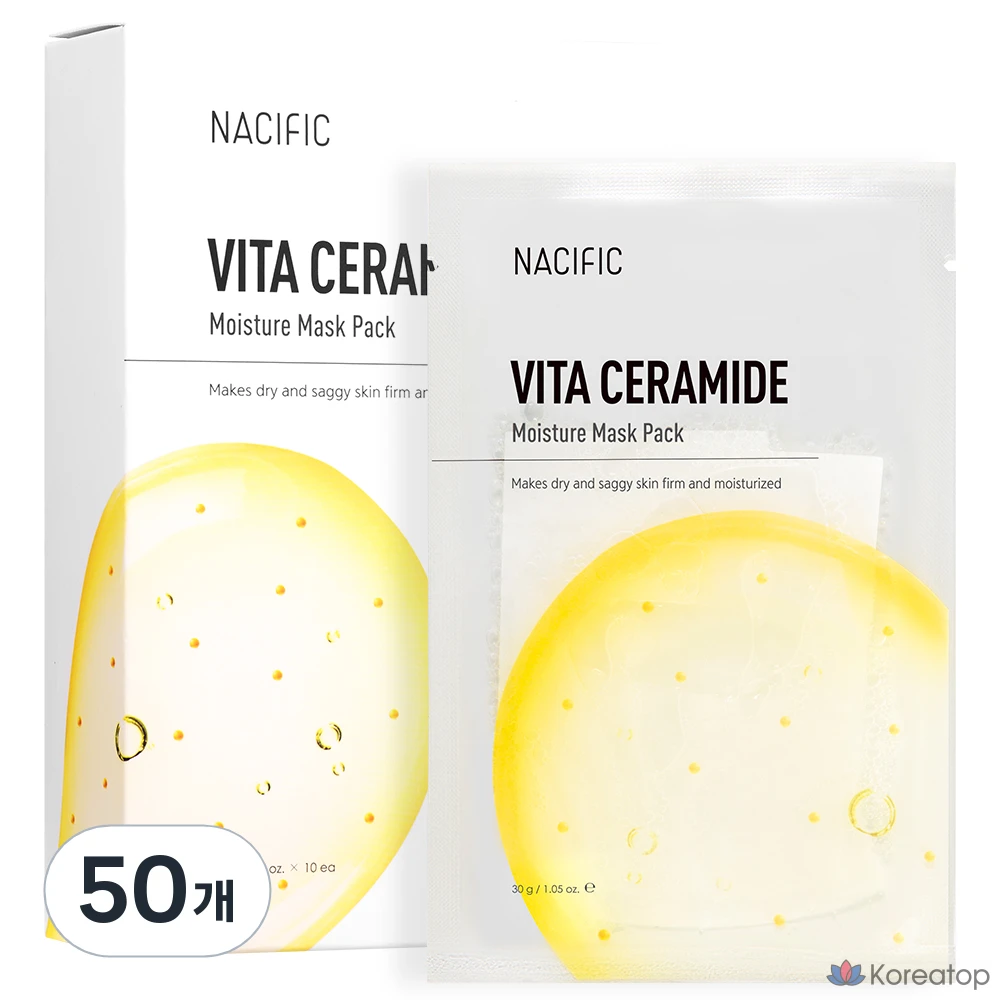 Тканевая маска для лица NACIFIC Vita Ceramide Moisture Mask, 30 г, 50 шт.