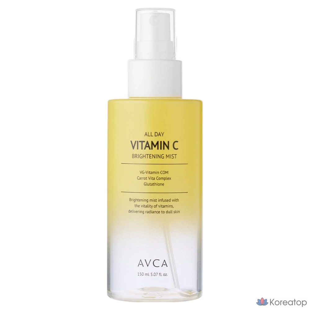 Отбеливающий спрей для лица AVCA All Day с витамином С, 150 мл, 1 шт.