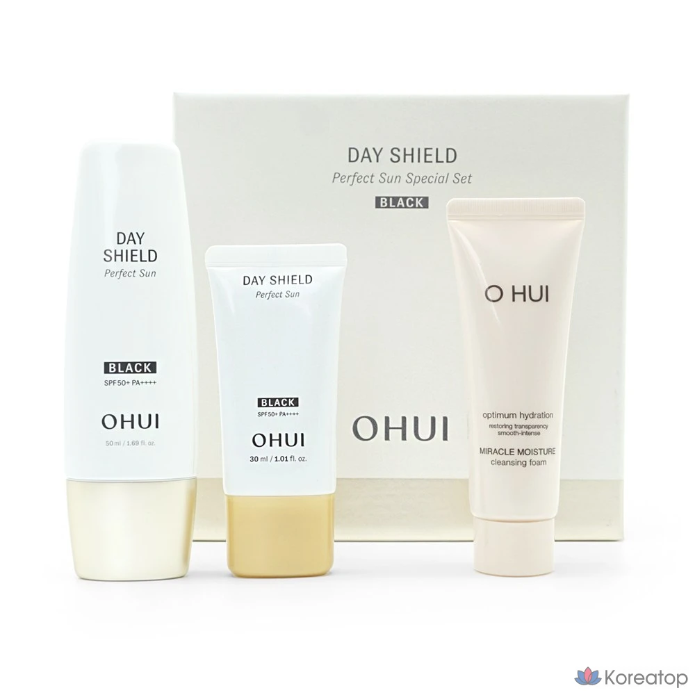 Ohui Day Shield Perfect Sun Black Extra Set, 1 шт.