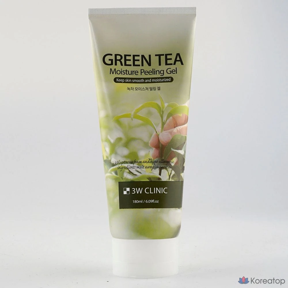 Пилинг 3W Clinic Moisture Green Tea Exfoliating Care, 180 мл, 1 шт.