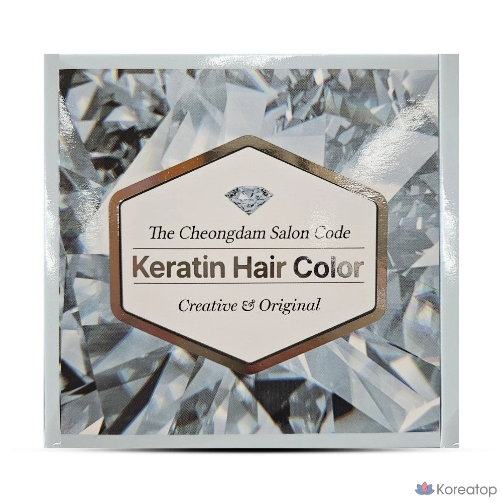 Краска для волос Cheongdam Salon Code Keratin, темно-коричневая, 1 упаковка.