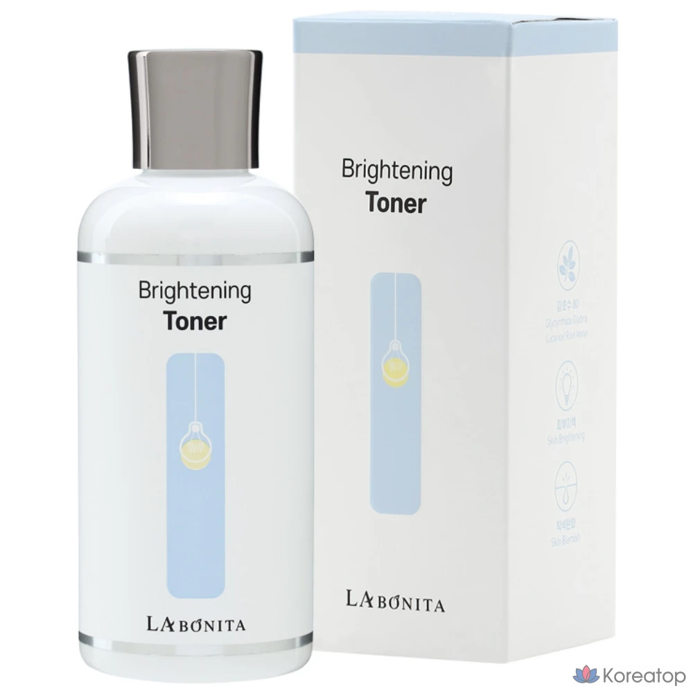 Тоник Labonita для осветления кожи отбеливающий тоник солодовая вода увлажняющий отбеливающий тоник для кожи с веснушками, 1 шт., 200 мл