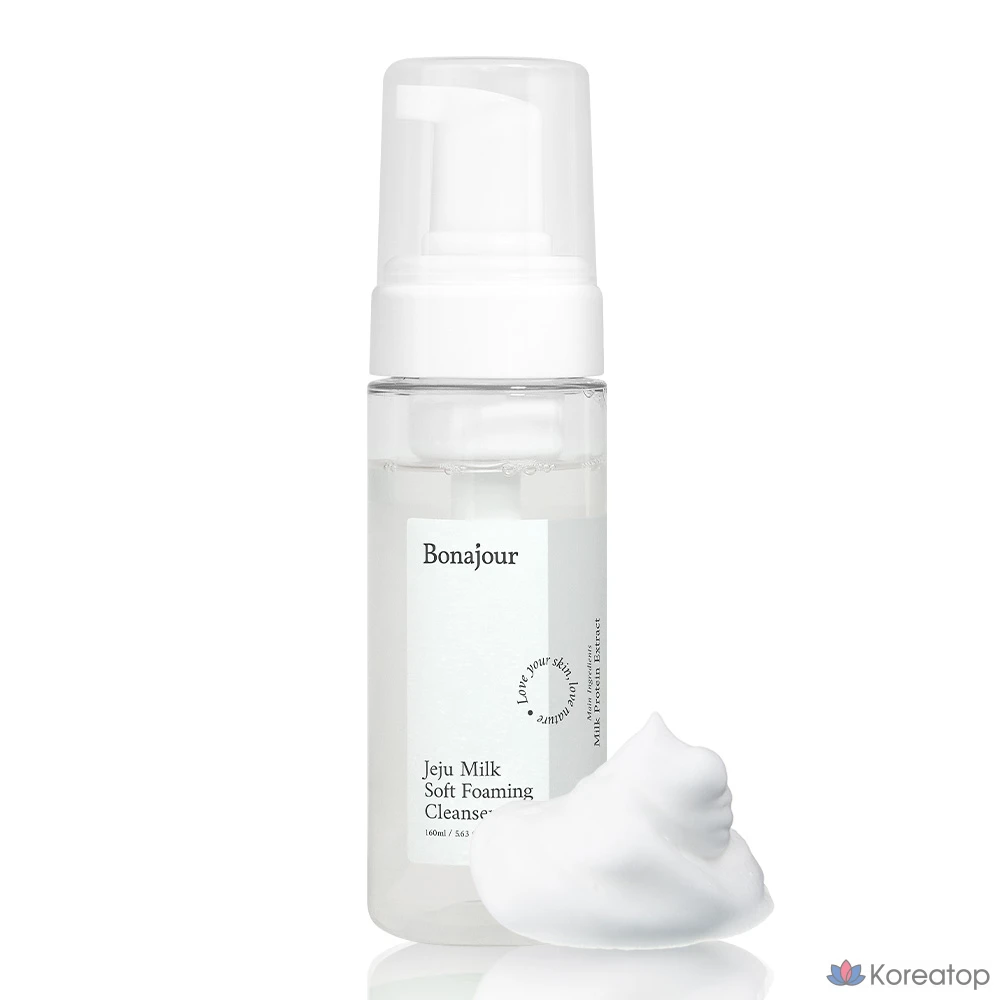 Пенящееся очищающее средство Bonajour Jeju Milk Soft, 150 мл, 1 шт.