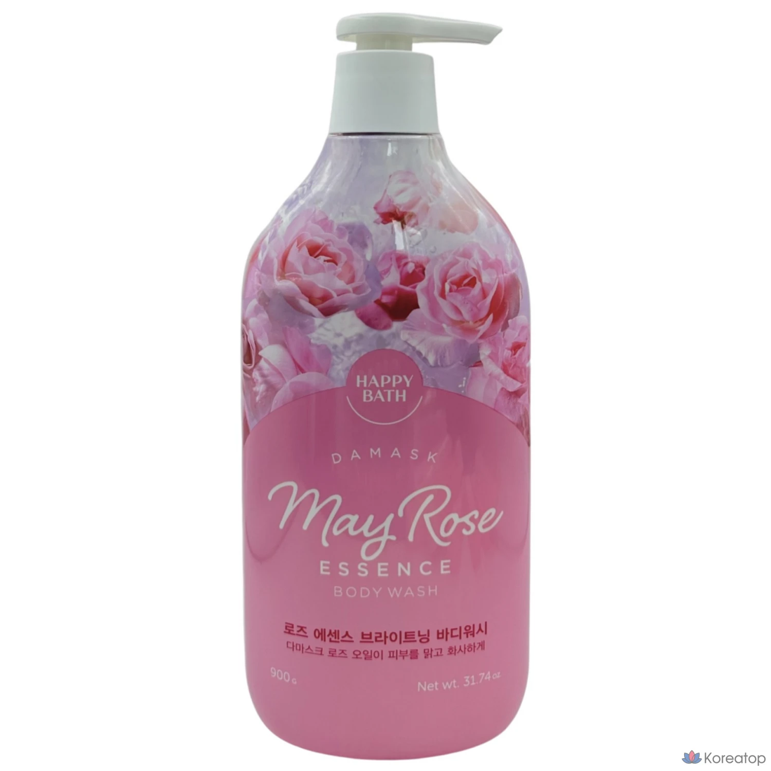 Гель для душа Happy Bath Damask Rose Essence Body Wash, 900 г, 3 шт.