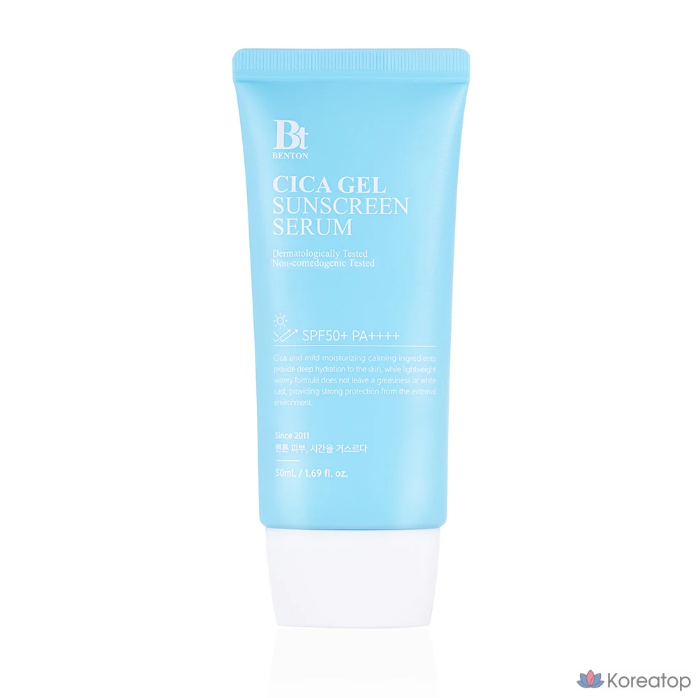 Увлажняющая солнцезащитная сыворотка Benton Cica 50 мл SPF50+ PA++++