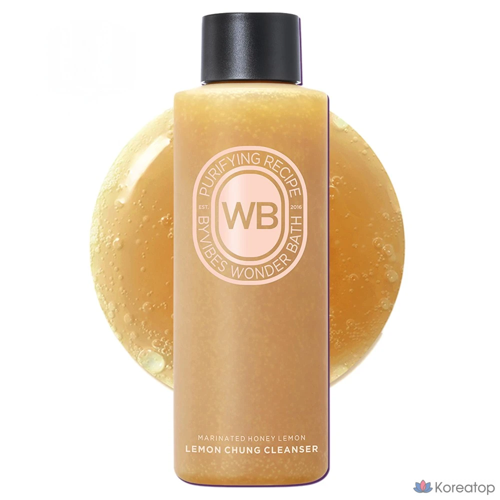 Пилинг-гель для умывания Wonder Bath Lemon Cheong Pack Cleanser, 200 мл, 1 шт.