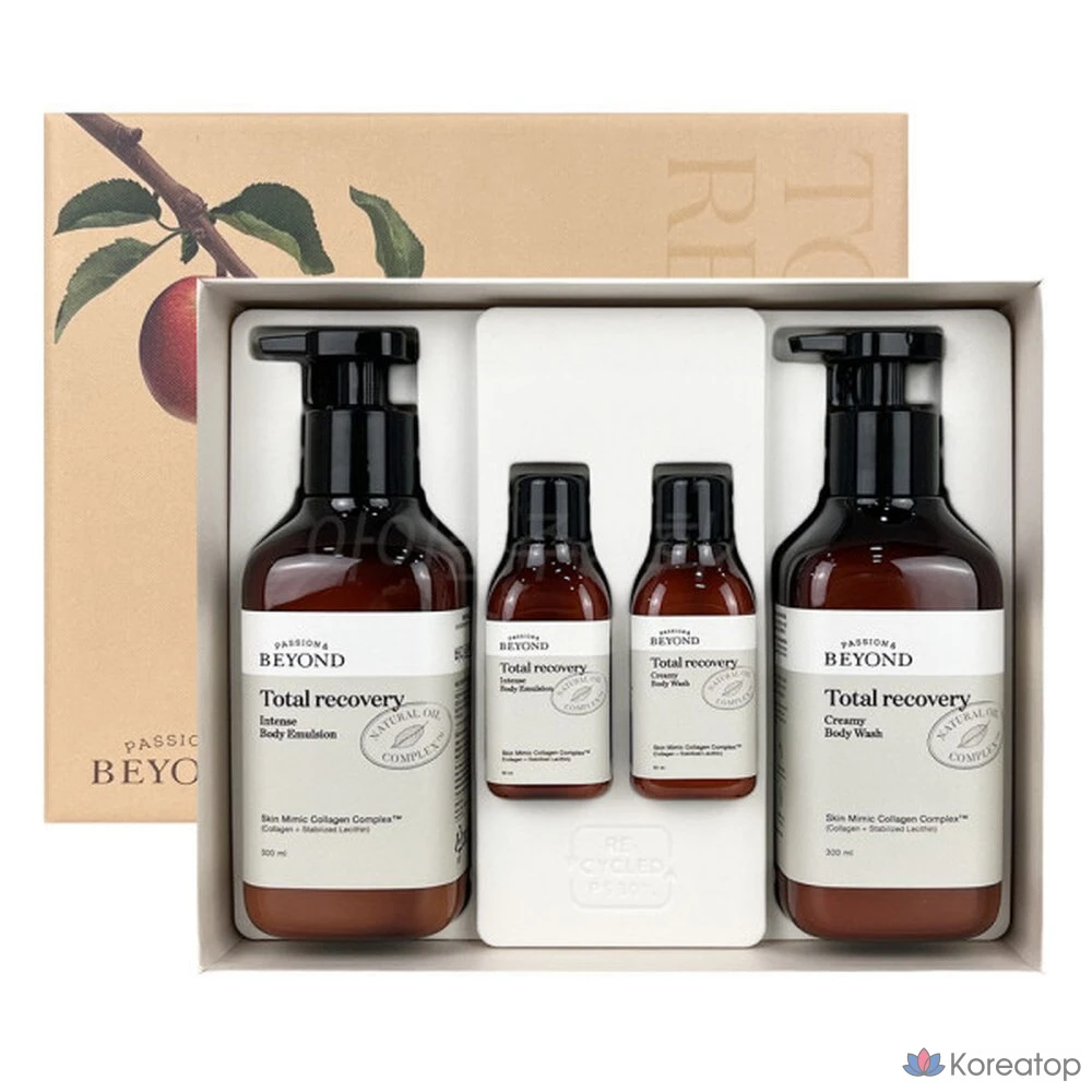 Набор из 2 средств: гель для душа, лосьон для тела Beyond Total Recovery, 1 комплект.