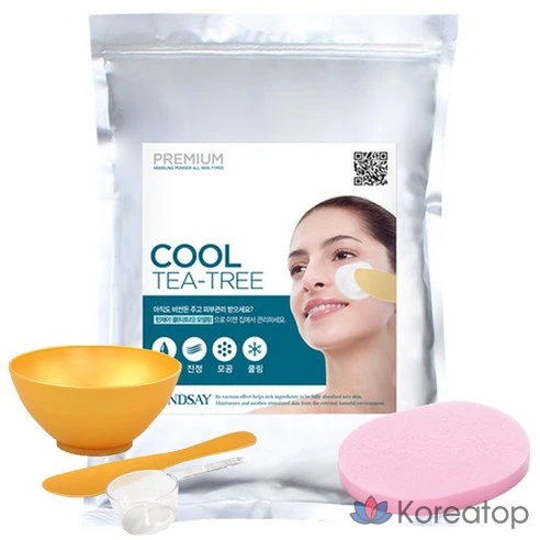 Альгинатная маска с маслом чайного дерева Lindsay Premium Cool Tea-Tree Modeling Mask 1 кг