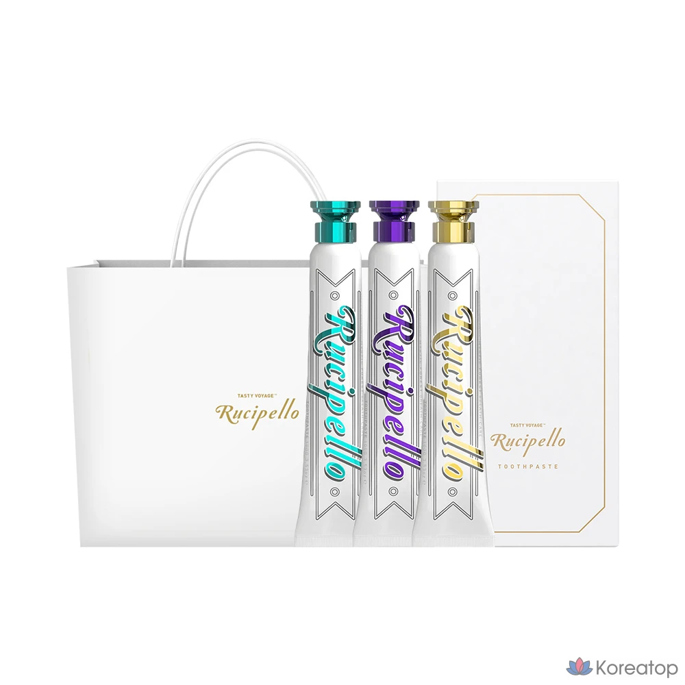 Набор для ухода Rucipello Зубная паста 3-piece Set, 100 г, 1 шт.