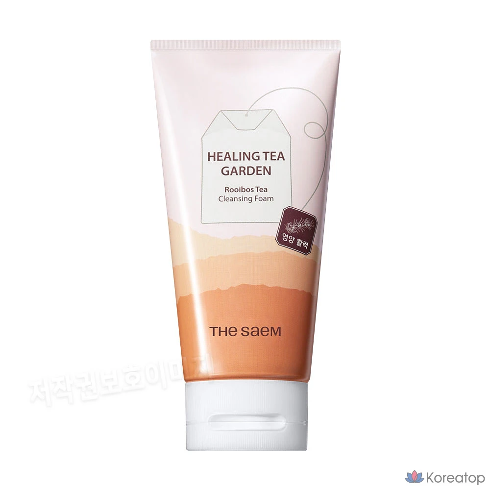 Очищающая пенка The Saem Healing Tea Garden Rooibos Tea Cleansing Foam, 150 мл, 1 шт.