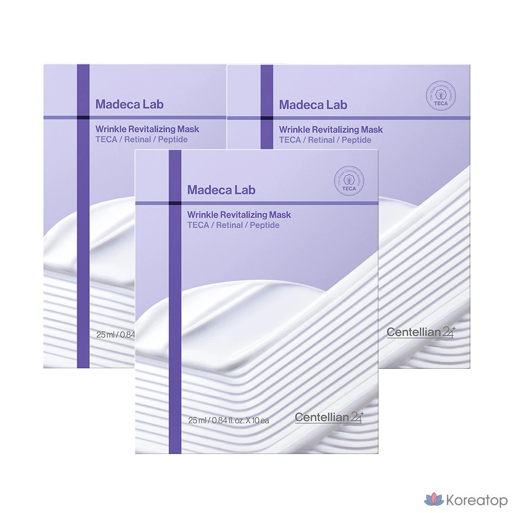 Тканевая маска для лица Centellian24 Madeca Lab Mask Wrinkle Revitalizing, 30 шт.
