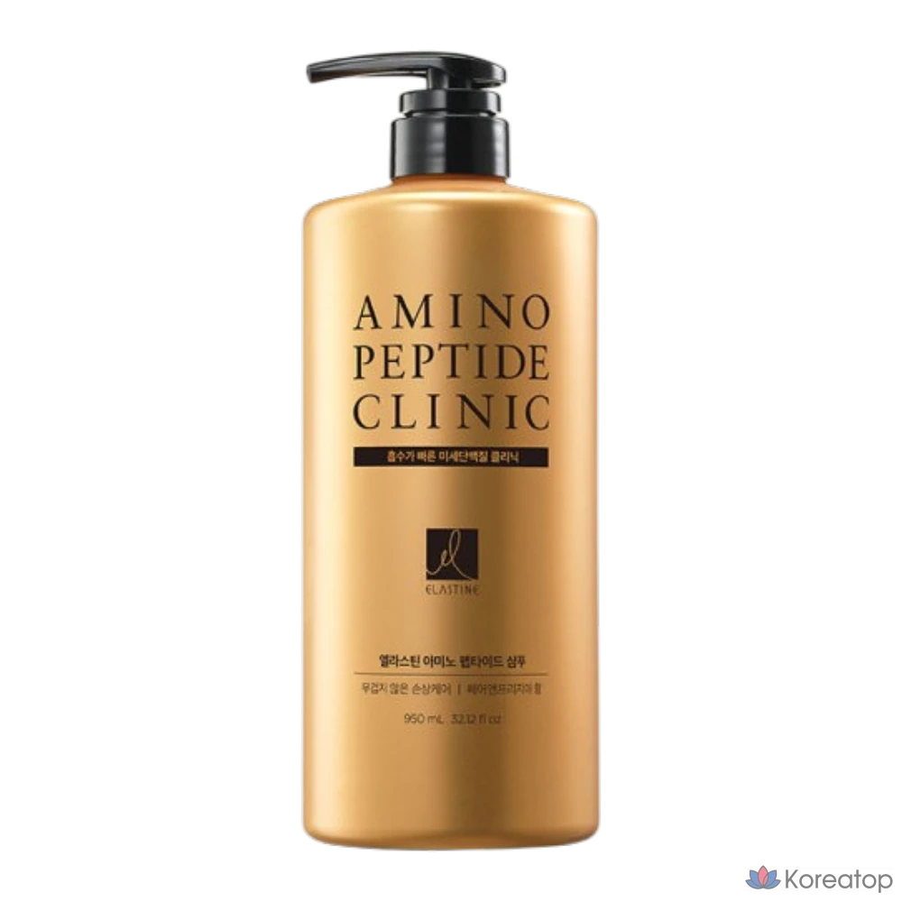 Шампунь Elastine Amino Peptide Low pH Protein Shampoo, аромат Pear &amp; Freesia, 950 мл, 1 шт.