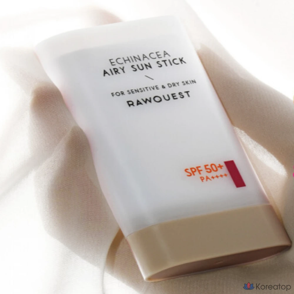 Солнцезащитный стик Rawquest Echinacea Airy Sun Stick SPF50+ PA++++, 19 г, 1 шт.