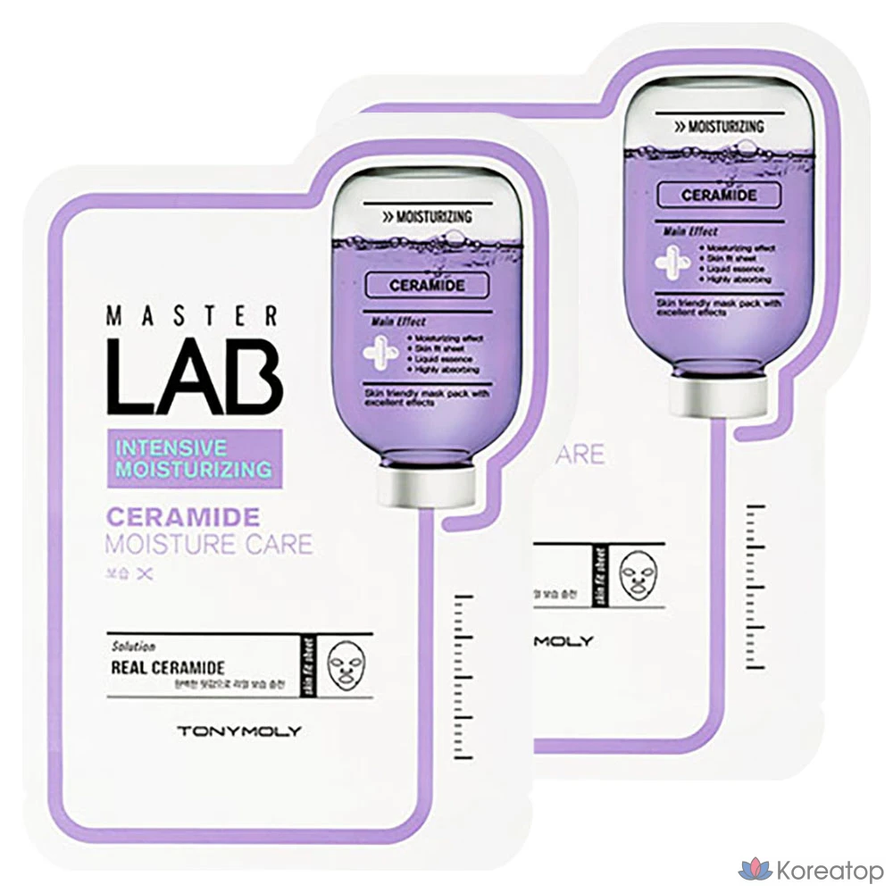 Тканевая маска для лица Tony Moly Master Lab Ceramide Mask Sheet, 2 шт.