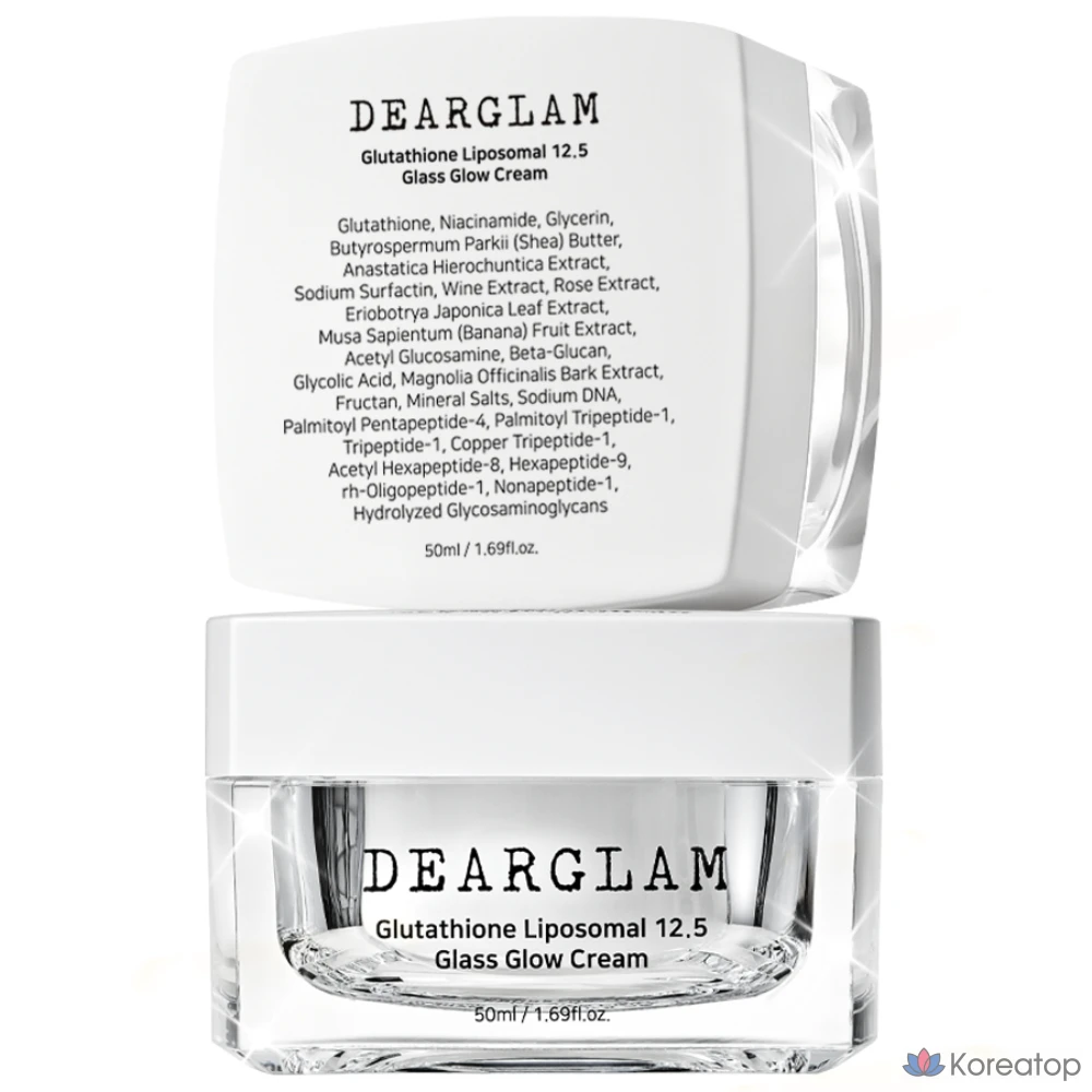 Крем Dear Glam Glutathione Liposome, 12,5 флаконов, 1 шт., 50 мл