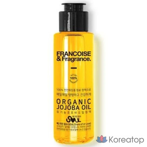 Масло для лица Francoise&amp;fragrance. Organic Jojoba Oil Unrefined, 50 мл, 1 шт.