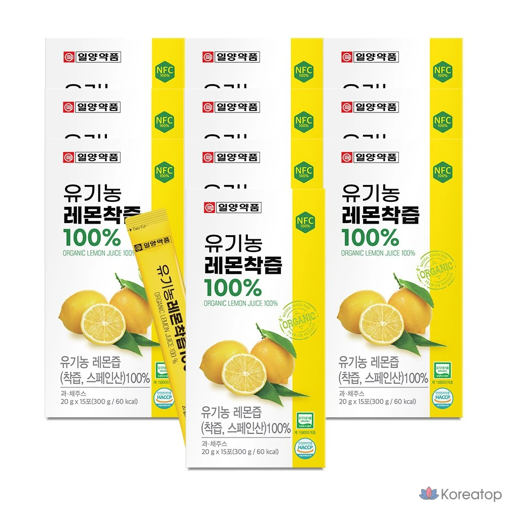 Сок Il-Yang Organic Lemon Juice 100%, 300 г, 150 шт.
