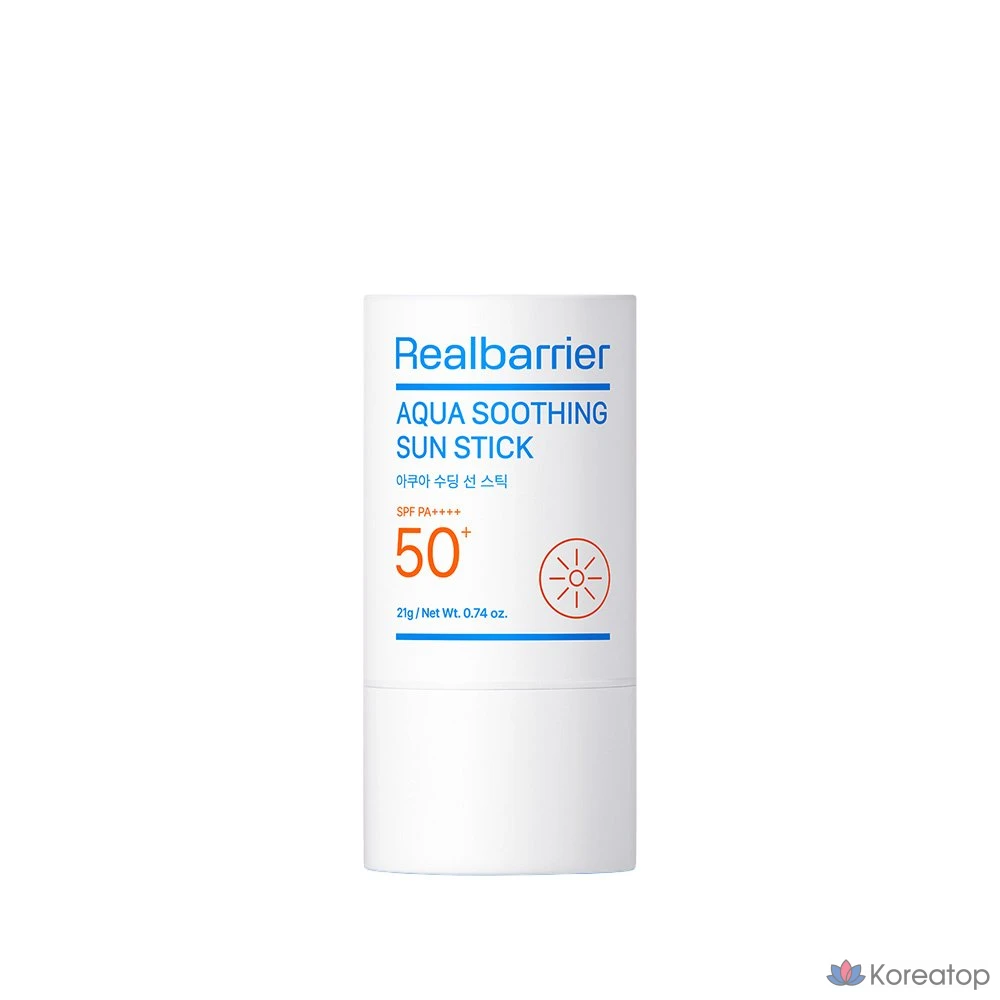 Солнцезащитный стик Real Barrier Aqua Soothing Sun Stick SPF50+ PA++++, 21 г, 1 шт.