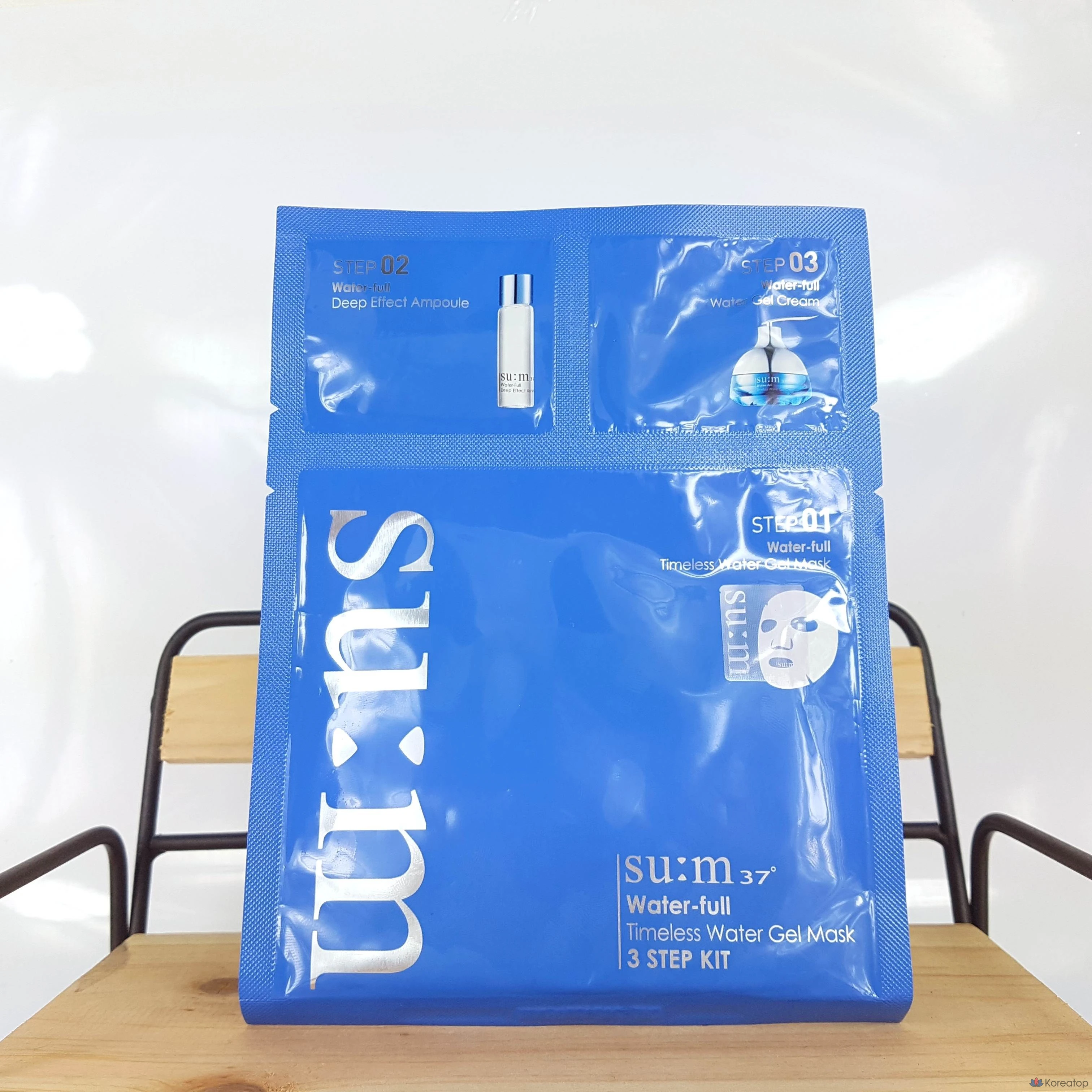 Гель-маска SU:M37 Water-full Marine Relief Gel Mask 3-Step (Daily Mask), 15 шт.