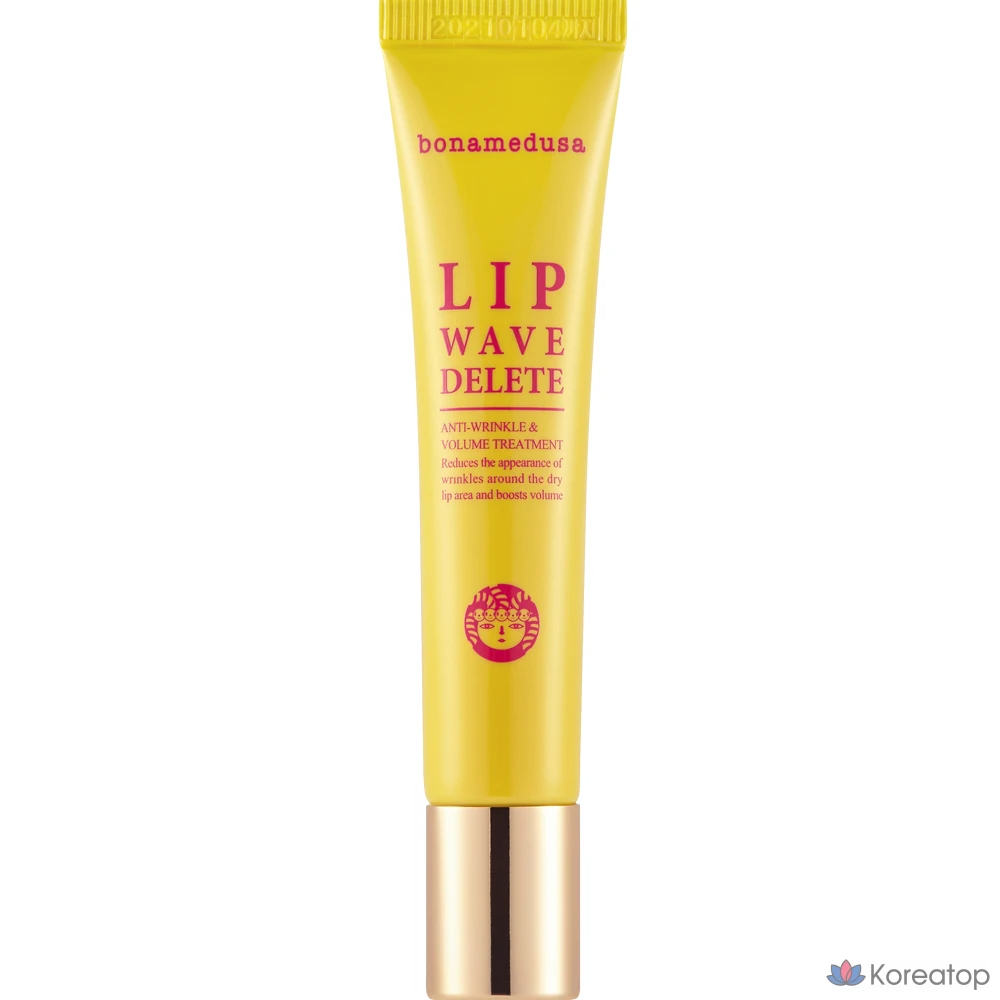 Бальзам для губ Bonamedusa Lip Wave Delete, прозрачный, 15 г, 1 шт.
