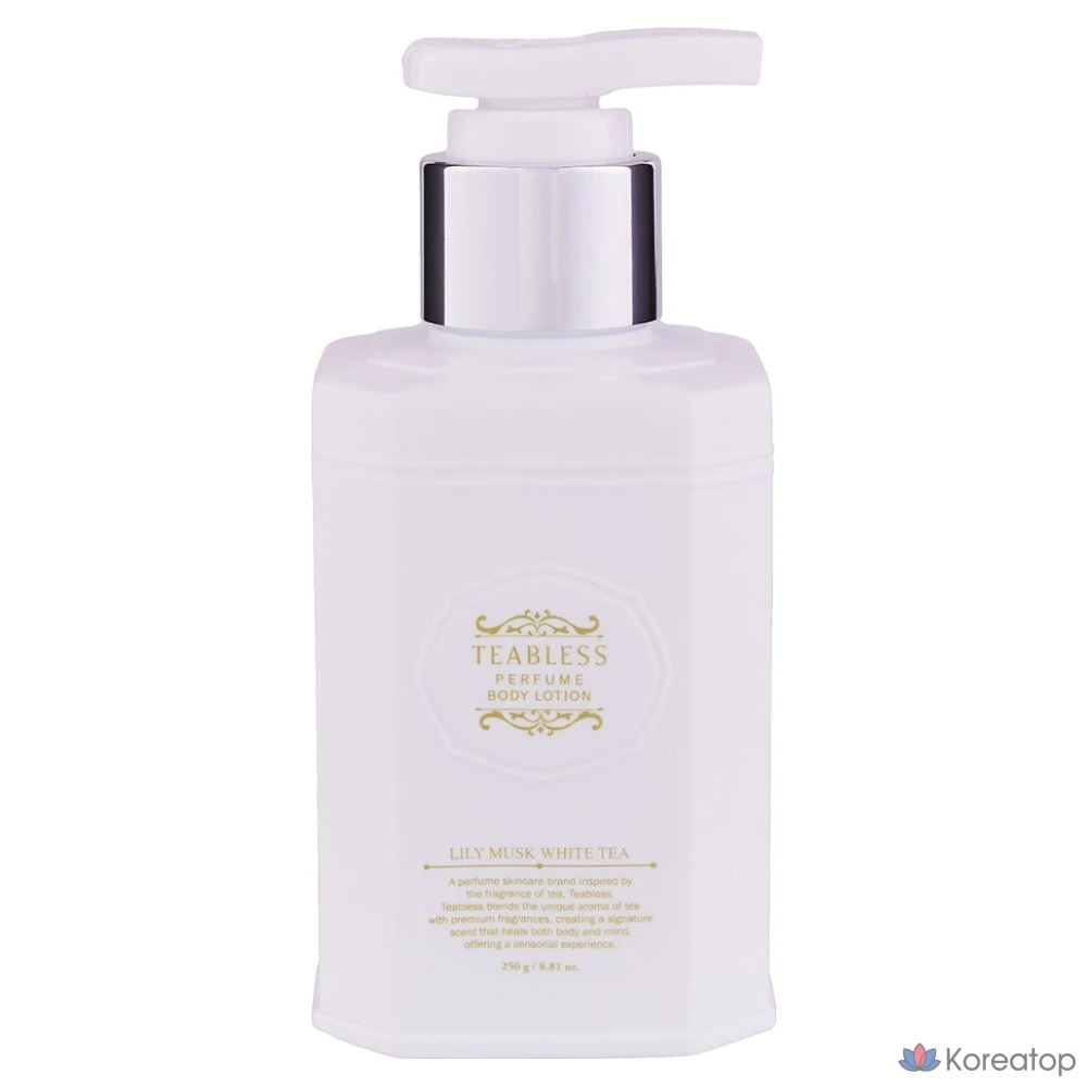 Лосьон для тела TEABLESS Lily Musk White Tea Perfume Body Lotion, 250 г, 1 шт.