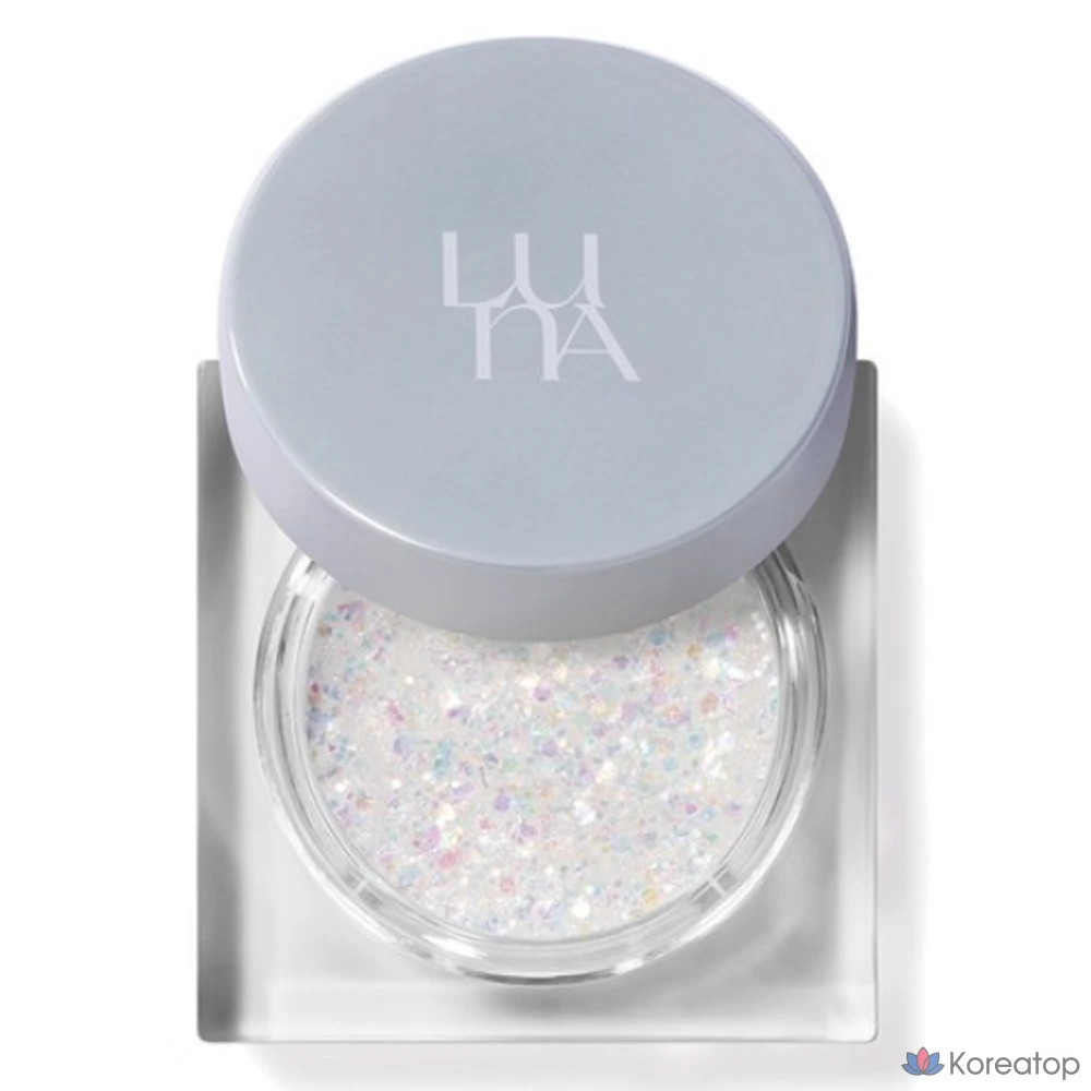 Пилинг Luna Glitter Lighting Up Formula Pot Pact Eyeshadow, оттенок 5 Glim On, 1 шт.