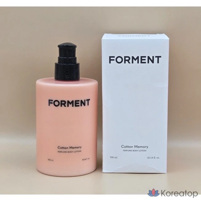 Парфюмированный лосьон для тела Forment Cotton Memory, 300 мл, 1 шт.