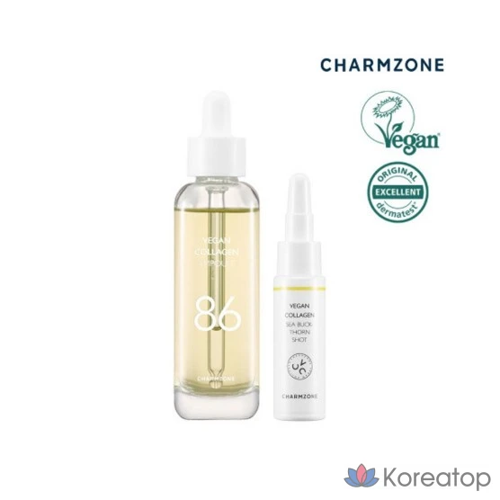 Набор Charmzone Collagen Ampoule 20 мл + Sea Buckthorn Shot 10 мл, 1 шт.