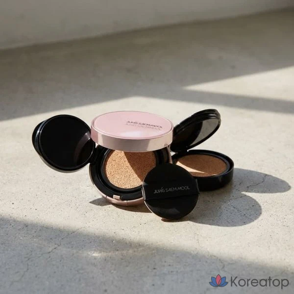 Тональный крем Jungsaemmool Masterclass Radiant Cushion (основной продукт + сменный блок), оттенок N2 Vanilla, 1 шт.