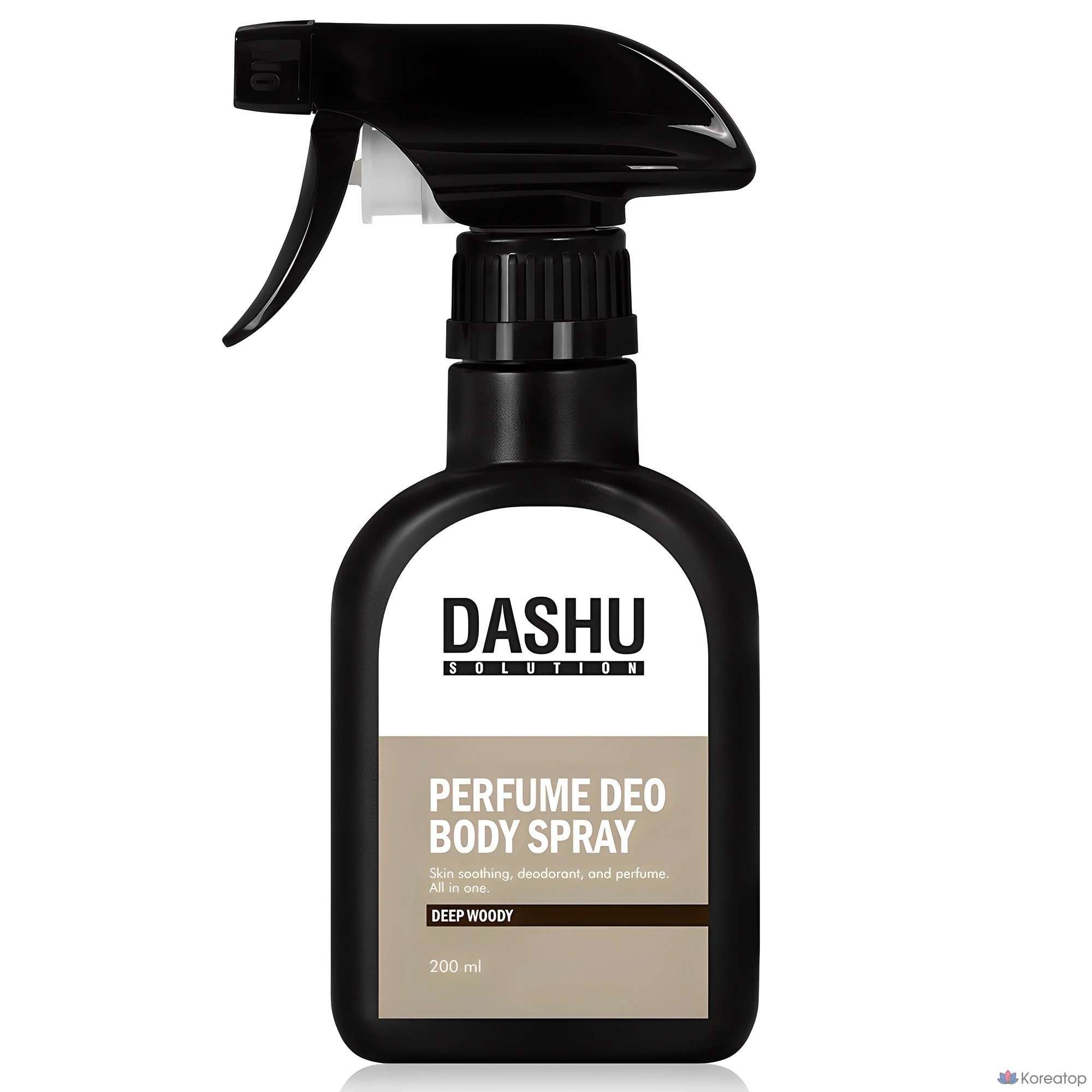 Парфюмерный дезодорант-спрей для тела DASHU Solution с глубоким древесным ароматом, 200 мл, 1 шт.