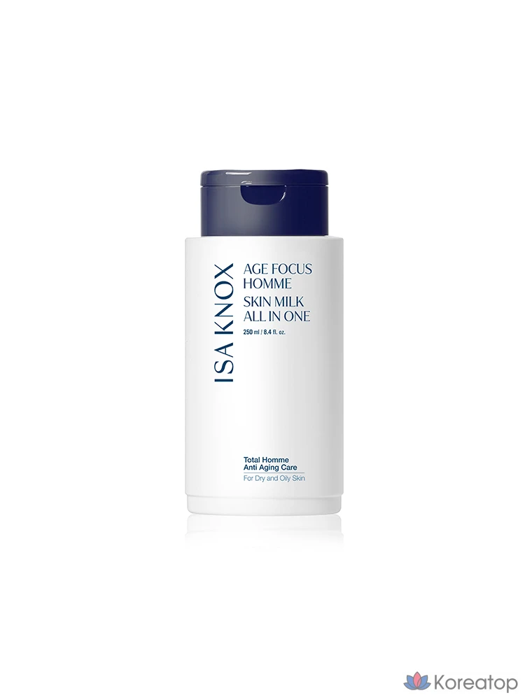 Тонер Isa Knox Age Focus Homme Skin Milk All-in-One, 250 мл, 1 шт.