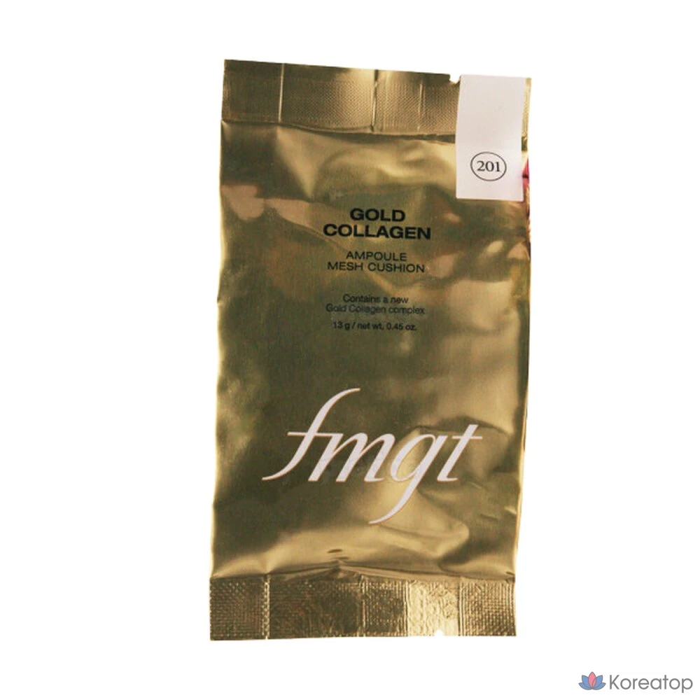Крем-ампула FMGT Gold Collagen Ampoule Mesh Cushion, 13 г, сменный блок, 1 шт.