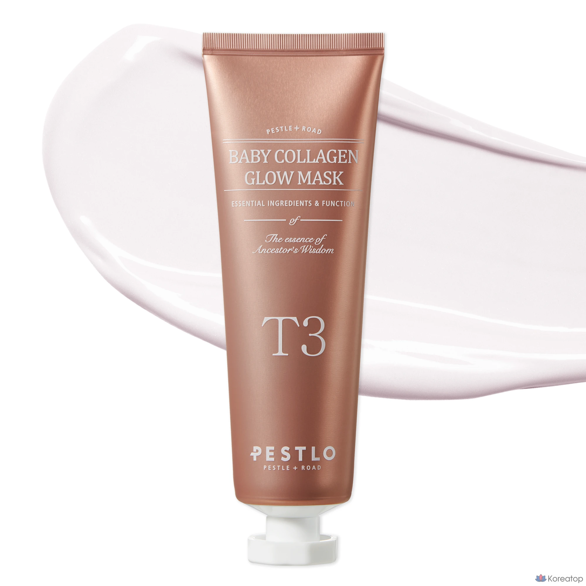 Тканевая маска для лица PESTLO T3 Baby Collagen Glow Mask, 70 мл, 1 шт.