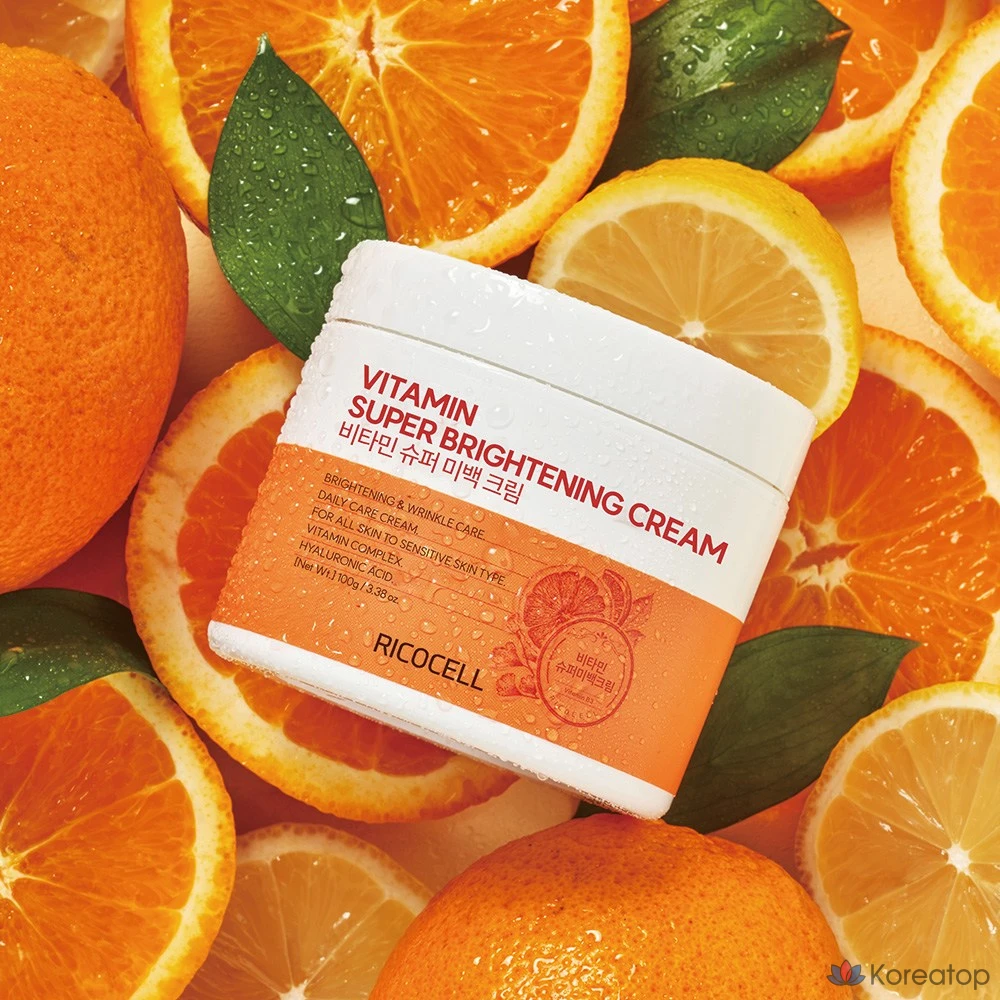 Крем для лица Ricocell Vitamin 10 Super Whitening Moisture Cream, 100 мл, 1 шт.