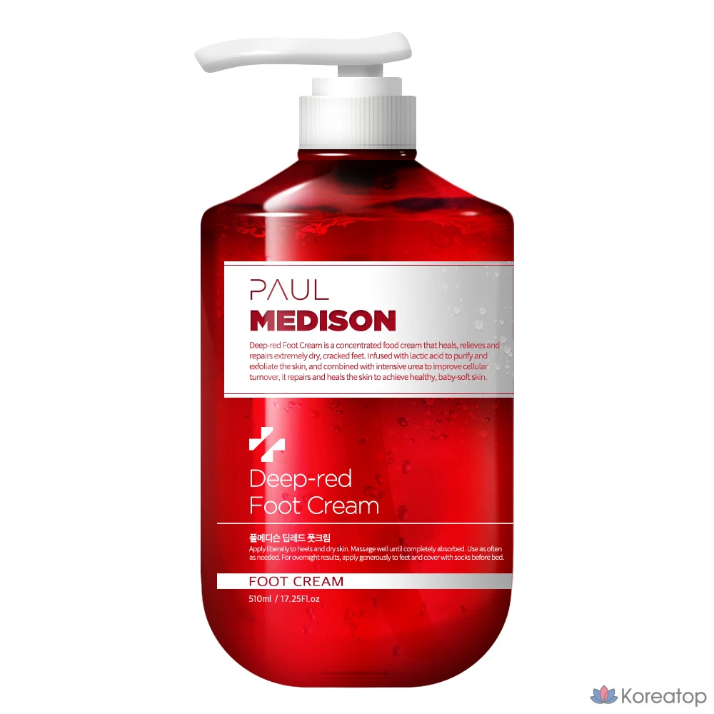 Крем для ног PAUL MEDISON Deep Red, 1 шт., 510 мл